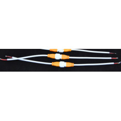 2PIN WATERPROOF LED CONNECTOR SET WITH WIRE (ORANGE)