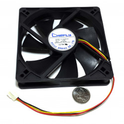 FAN, 120X120X25MM 12VDC...