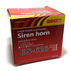 SIREN 15W, 110dB, 6-12VDC,...