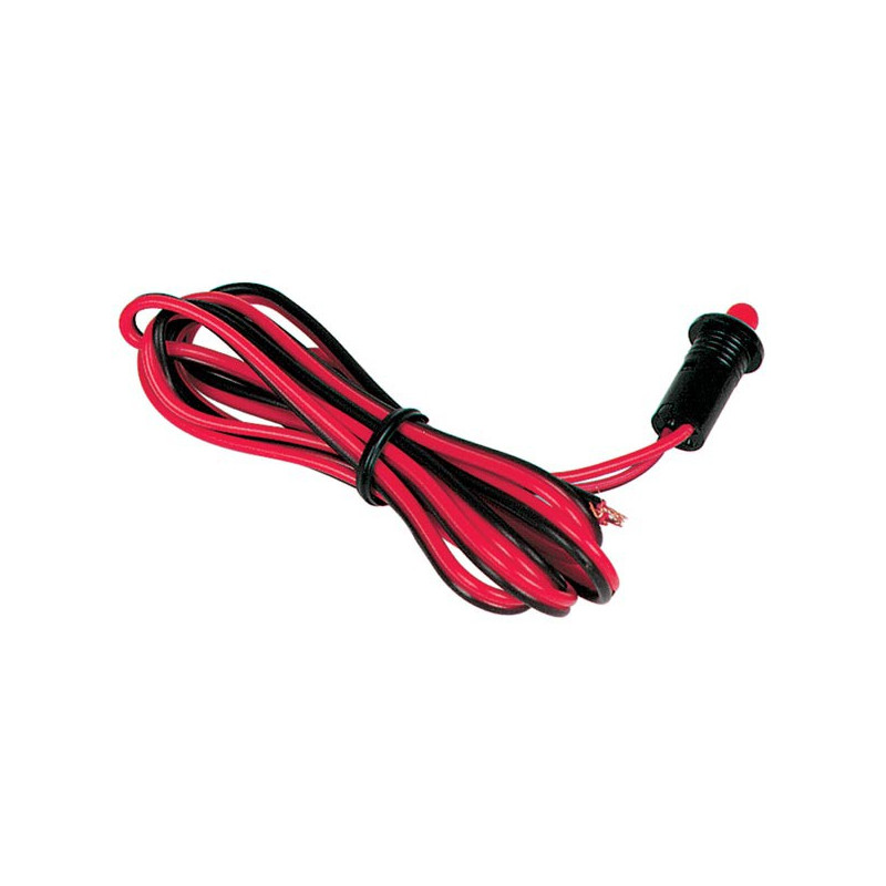 12V RED FLASHING LED W/LEADS