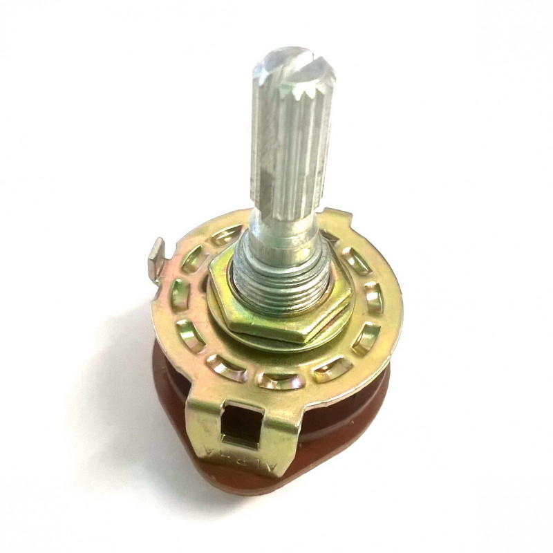 ROTARY SWITCH 2P/6T METAL FRAME