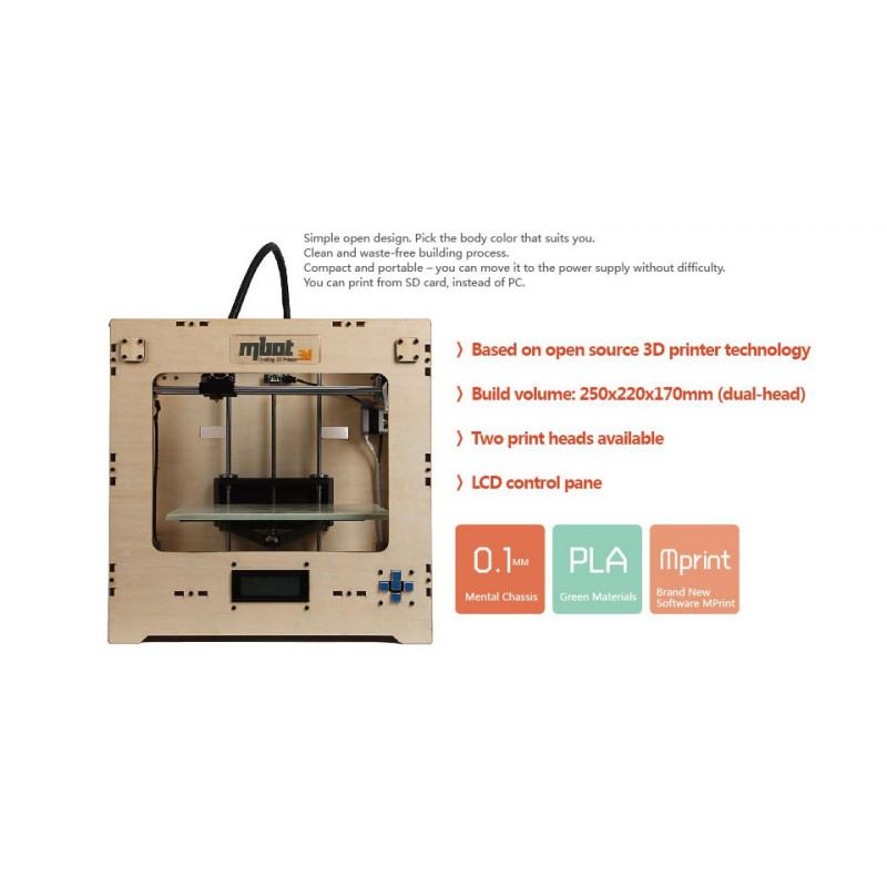 3D PRINTER, CUBE KIT SINGLE HEAD MBOT3D