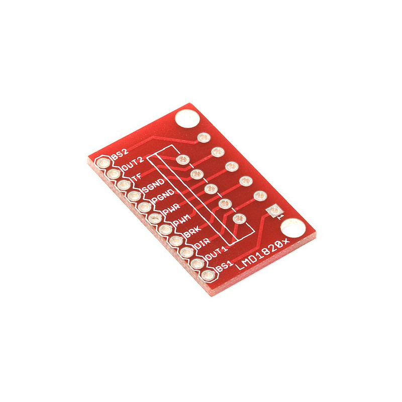 BREAKOUT BOARD FOR LMD1820X H-BRIDGE