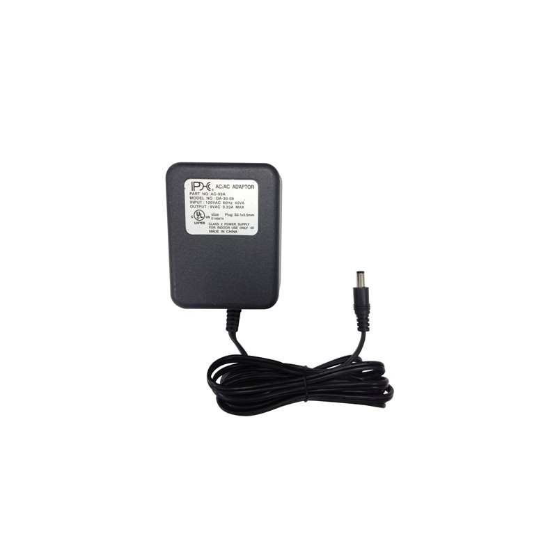 POWER ADAPTER, AC/AC, LINEAR, 9V, 3300mA