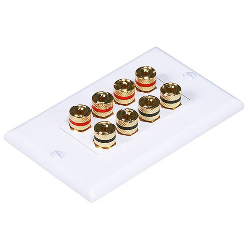 WALL PLATE 4 SPEAKER HIGH QUALITY GOLD
