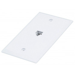 WALL PLATE RJ-45 8P8C JACK...