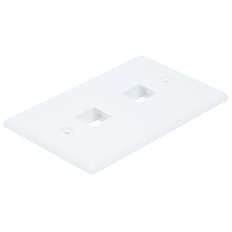 WALL PLATE 2 JACK SJ-702