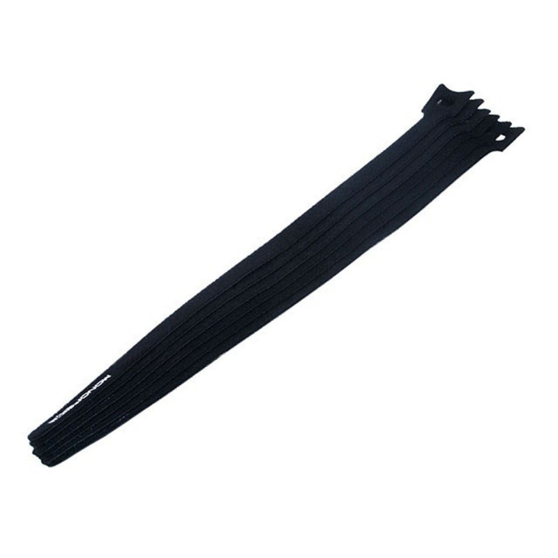 CABLE TIE 13" VELCO BLACK 10PCS