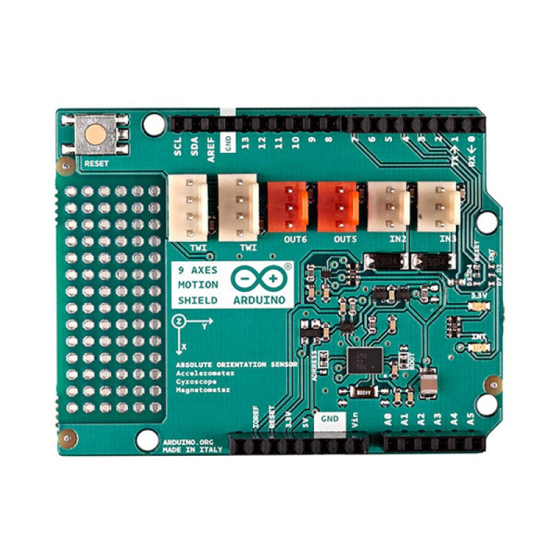 ARDUINO 9 AXES MOTION SHIELD