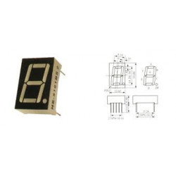 LED 7-SEGMENT DISPLAY CATHOD HS-5161AS