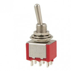 MINI TOGGLE SWITCH, DPDT,...