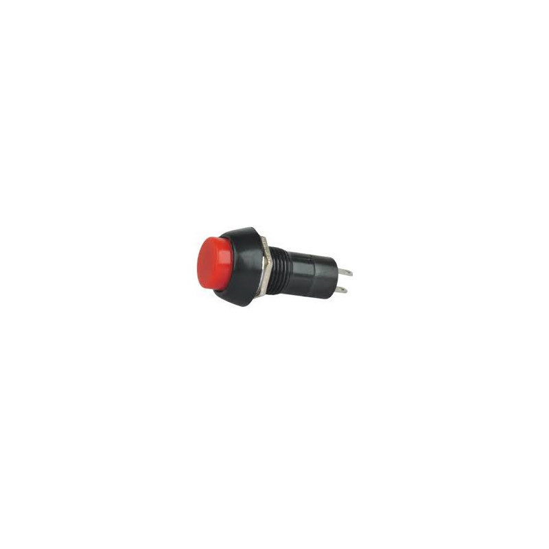 PUSH BUTTON SWITCH 2PIN OFF-ON PBS-11A (RED)