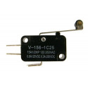 MICRO SWITCH, SPDT, ROLLER, 15A, V-156-1C25
