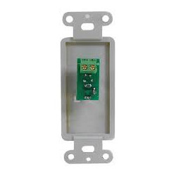 WALL PLATE SINGLE DC 2.1MM (F) JACK