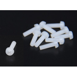 SCREW NYLON PLASTIC M3 10MM 10PCS