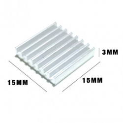 HEAT SINK 15X15X3MM