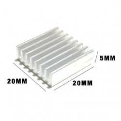 HEAT SINK 20X20X5MM