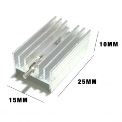 HEAT SINK 25X15X10 WITH...