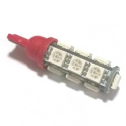 LED T10-5050-13SMD, RED, 12V