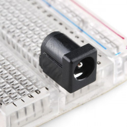 DC BARREL 2.1MM JACK - BREADBOARD COMPATIBLE