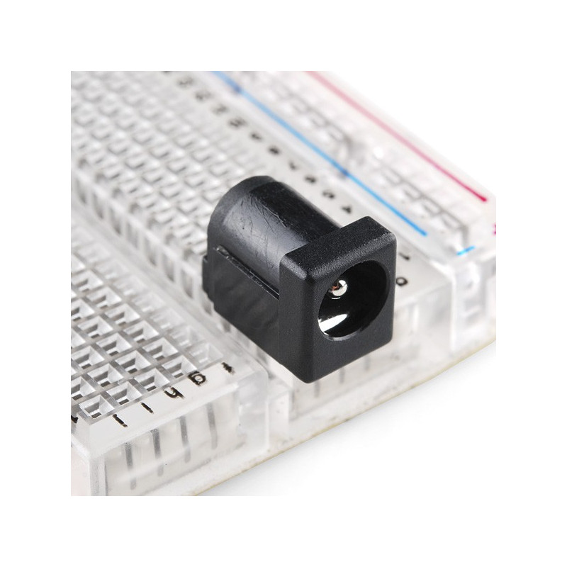 DC BARREL 2.1MM JACK - BREADBOARD COMPATIBLE