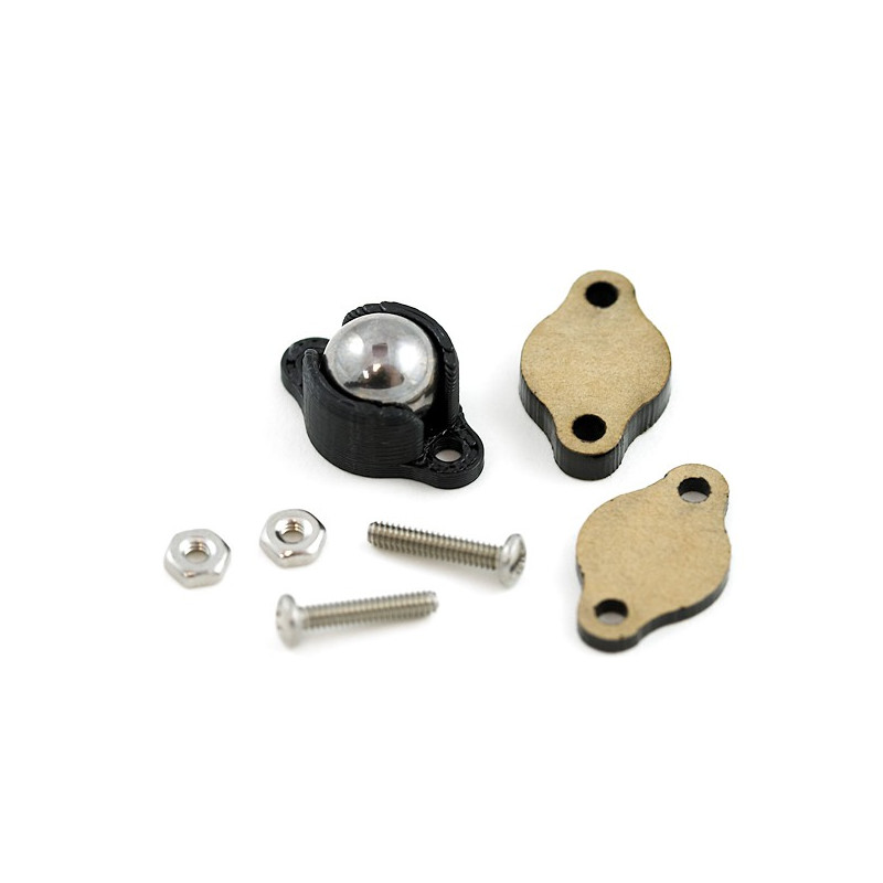 BALL CASTER METAL - 3/8" 2/SET