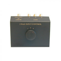 STEREO SWITCH BOX 3-WAY CVS970