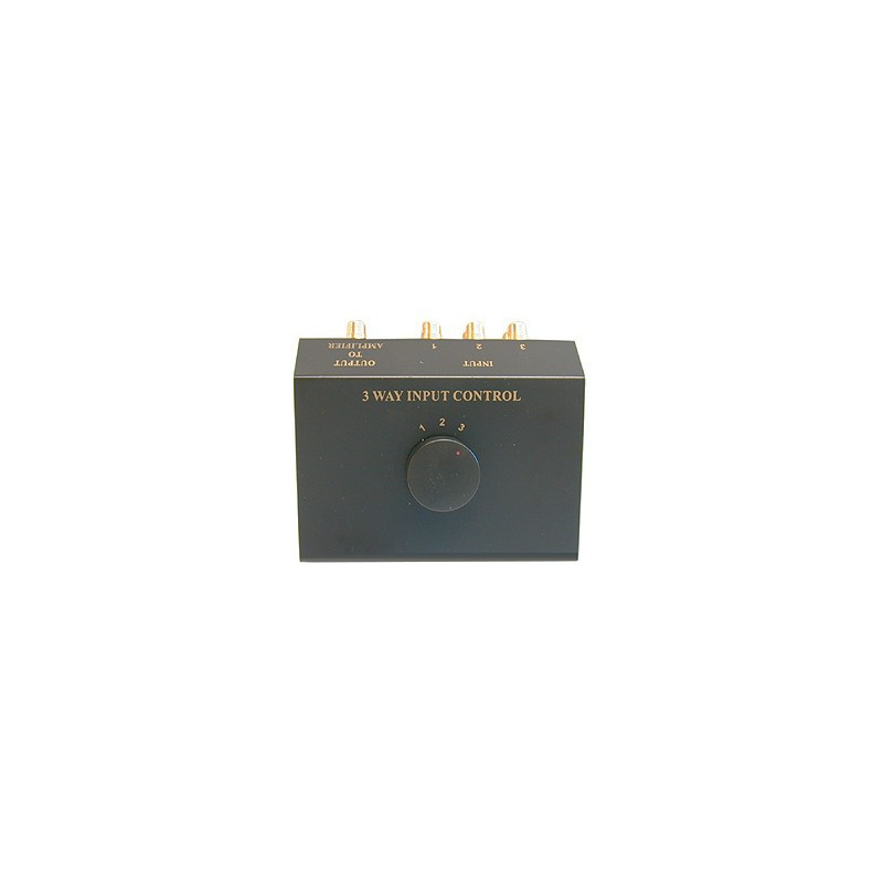 STEREO SWITCH BOX 3-WAY CVS970