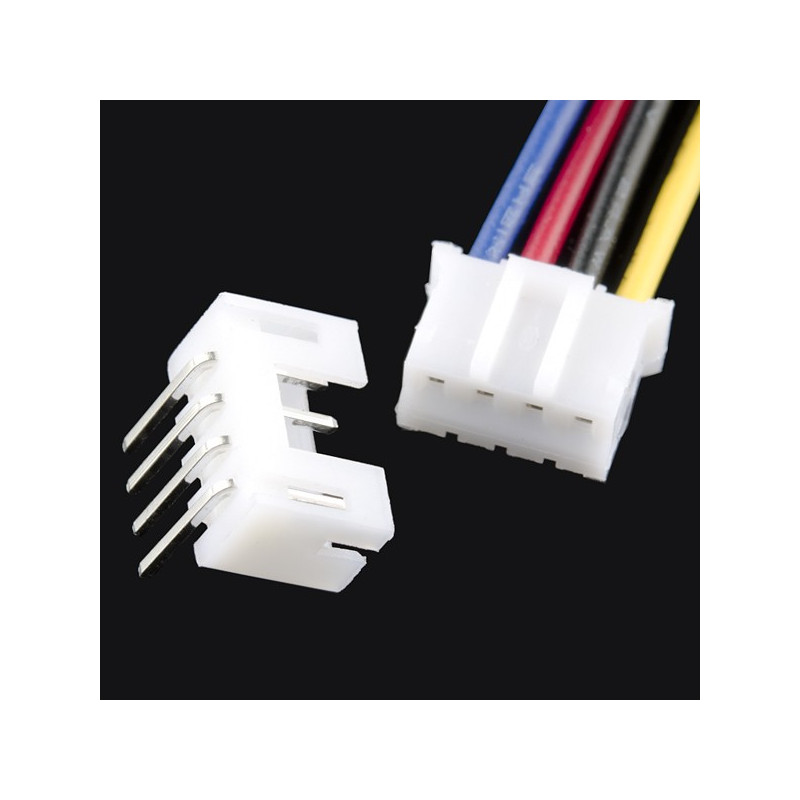 JUMPER WIRE , JST, PH, 4PIN, 2MM PITCH RIGHT ANGLE R/A (M/F) plug socket wiring diagram 3 pin 