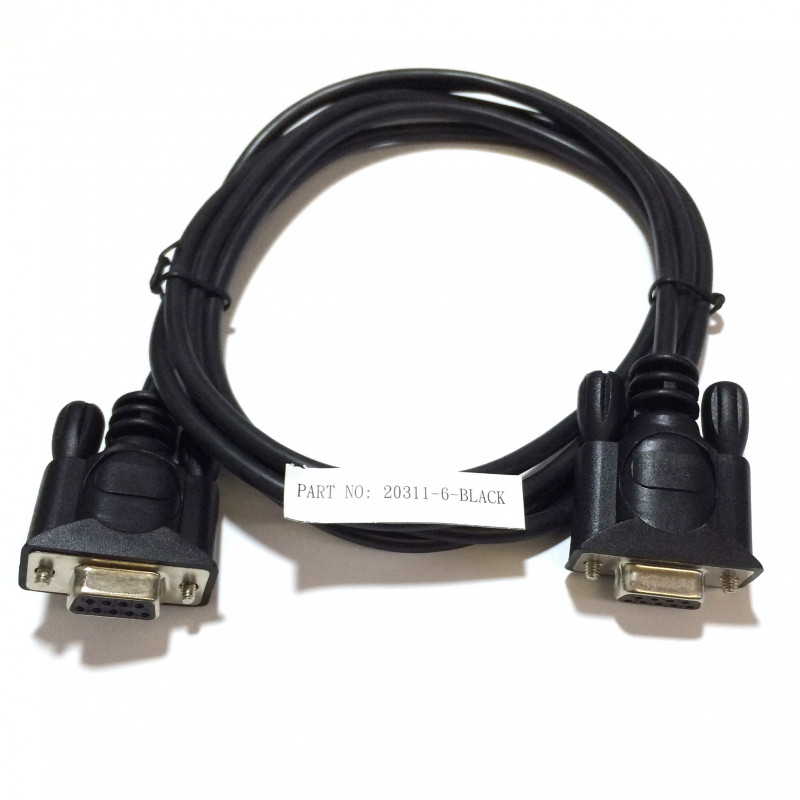 CABLE NULL MODEM DB9 F/F 6 FT