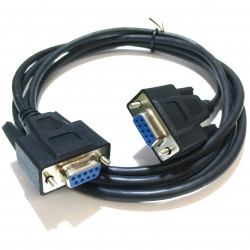 SERIAL CABLE, DB9, F/F, 2M