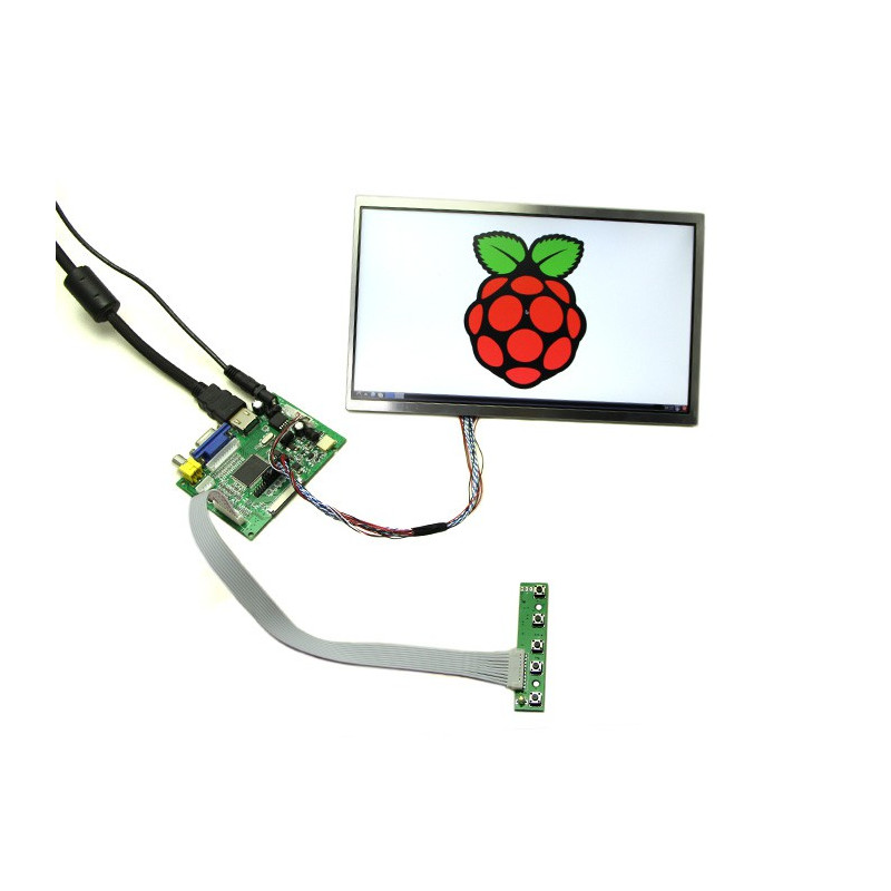 10.1'' LCD DISPLAY - 1366x768 HDMI/VGA/NTSC/PAL