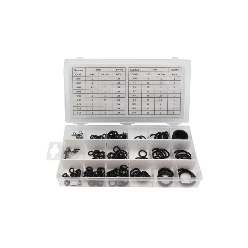 METRIC NITRILE 0-RING ASSORTMENT 225PCS