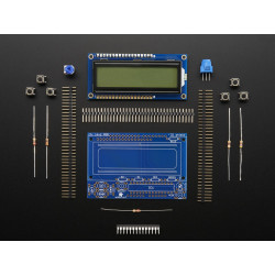 RGB LCD SHIELD KIT w/16x2 DISPLAY- ONLY 2 PINS