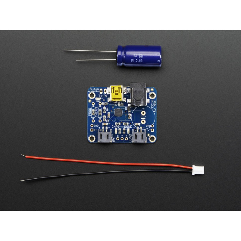 SOLAR LIPOLY CHARGER - USB/DC/SOLAR FOR LI-ION BAT