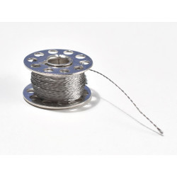 BOBBIN, 76FT STAINLESS CONDUCTIVE THREAD - 2PLY