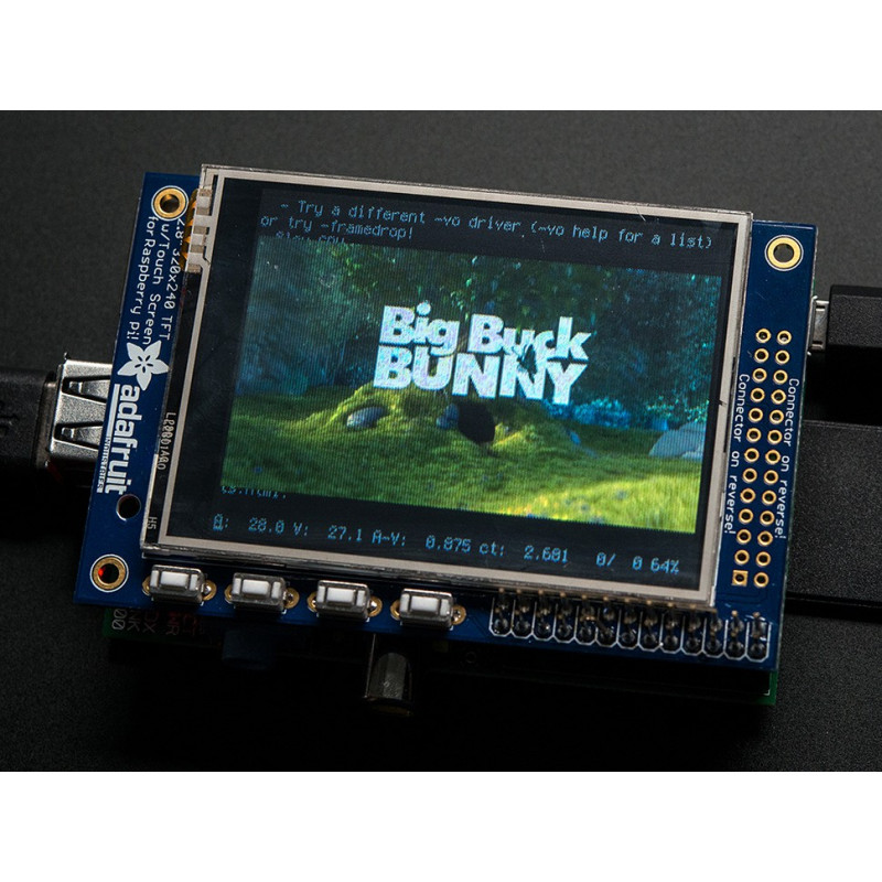 PITFT MINI KIT 320X240 2.8" TFT+TOUCHSCREEN FOR PI