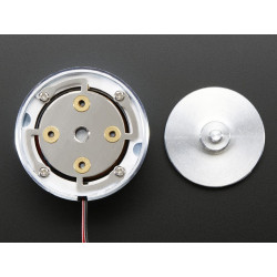 TRANSDUCER, LARGE SURFACE W/ WIRES, 4OHM, 5W