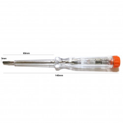 SCREWDRIVER, W/VOLTAGE TESTER, 128S