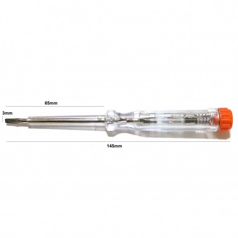 SCREWDRIVER, W/VOLTAGE TESTER, 128S