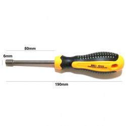 SCREWDRIVER, NUT SHAPE, 6MM, 9921