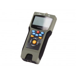 MULTIFUNCTION TESTER W/DISPLAY RJ45/11/12, COAXIAL