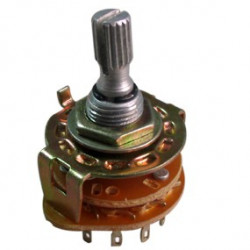 ROTARY SWITCH 4P/3T METAL FRAME