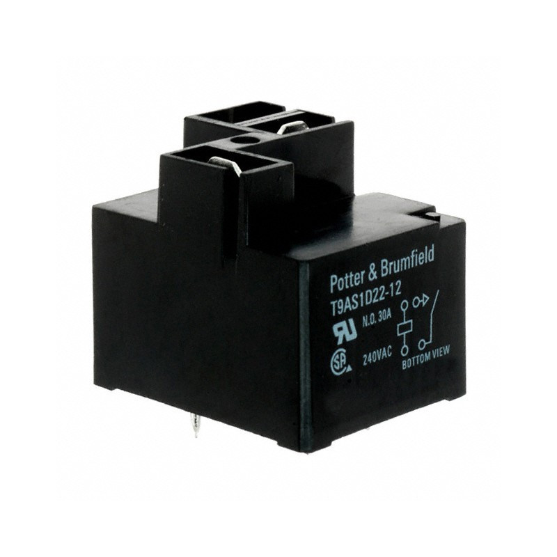 POWER RELAY, T9AS1D22-12, SPST-NO 12VDC, 30A