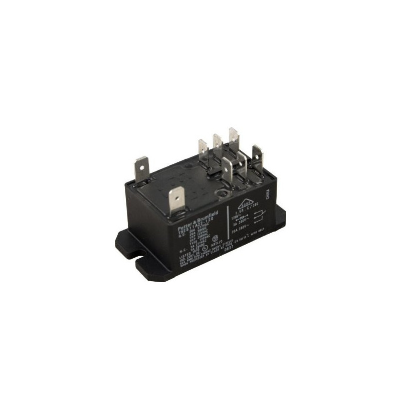 RELAY,HIGH POWER,120VAC COIL,DPDT,30A, T92S11A22