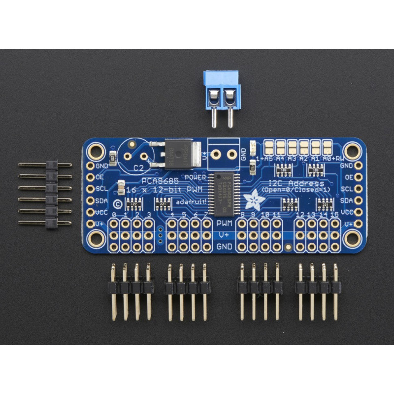 16CHANNEL 12BIT PWM SERVO DRIVER I2C PCA9685