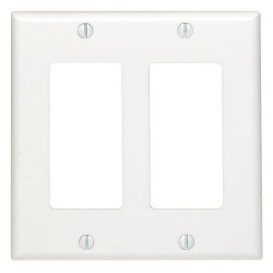 2 GANG BLANK WALL PLATE