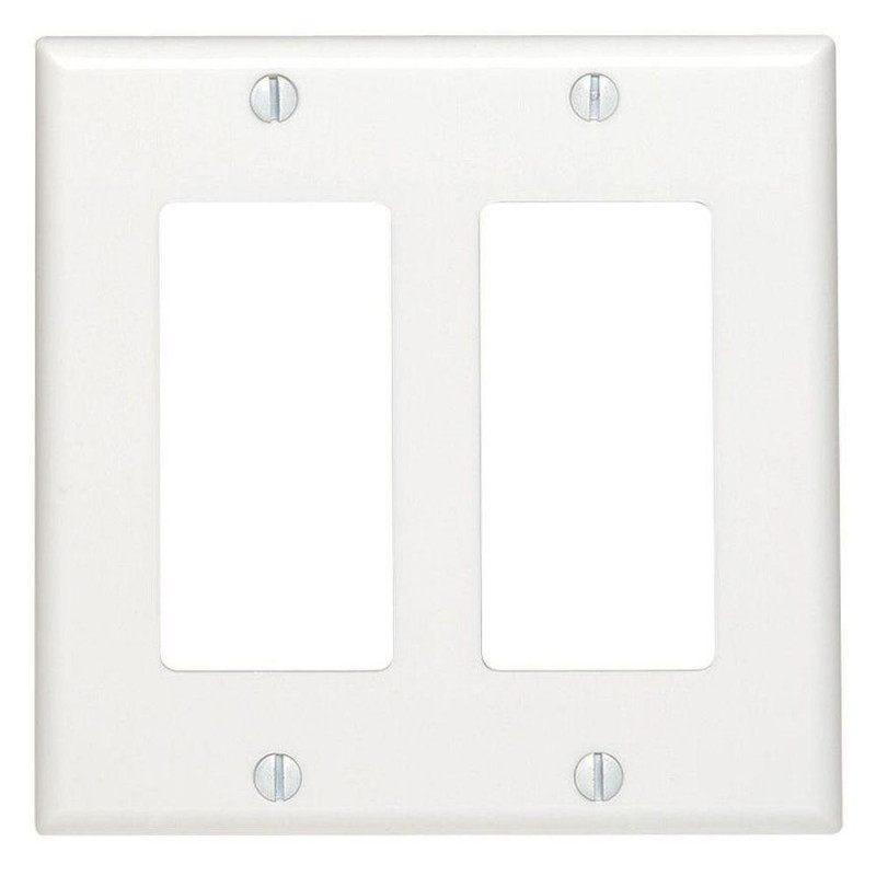 2 GANG BLANK WALL PLATE