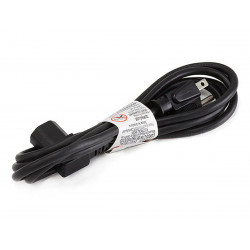 POWER CORD 18AWGX3C RIGHT ANGLE 6/FT M/F