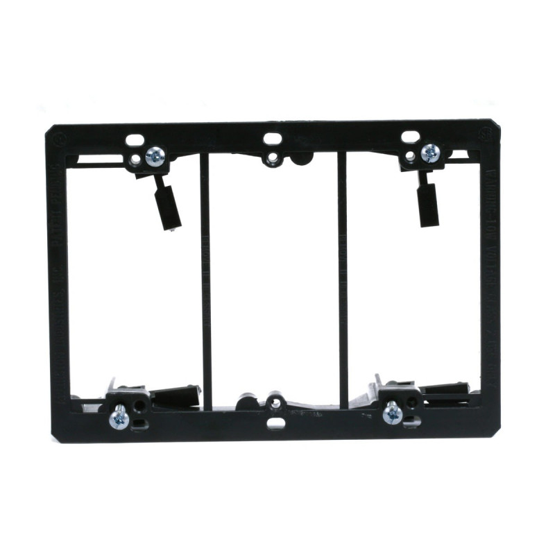 3-GANG LOW VOLTAGE MOUNTING BRACKET